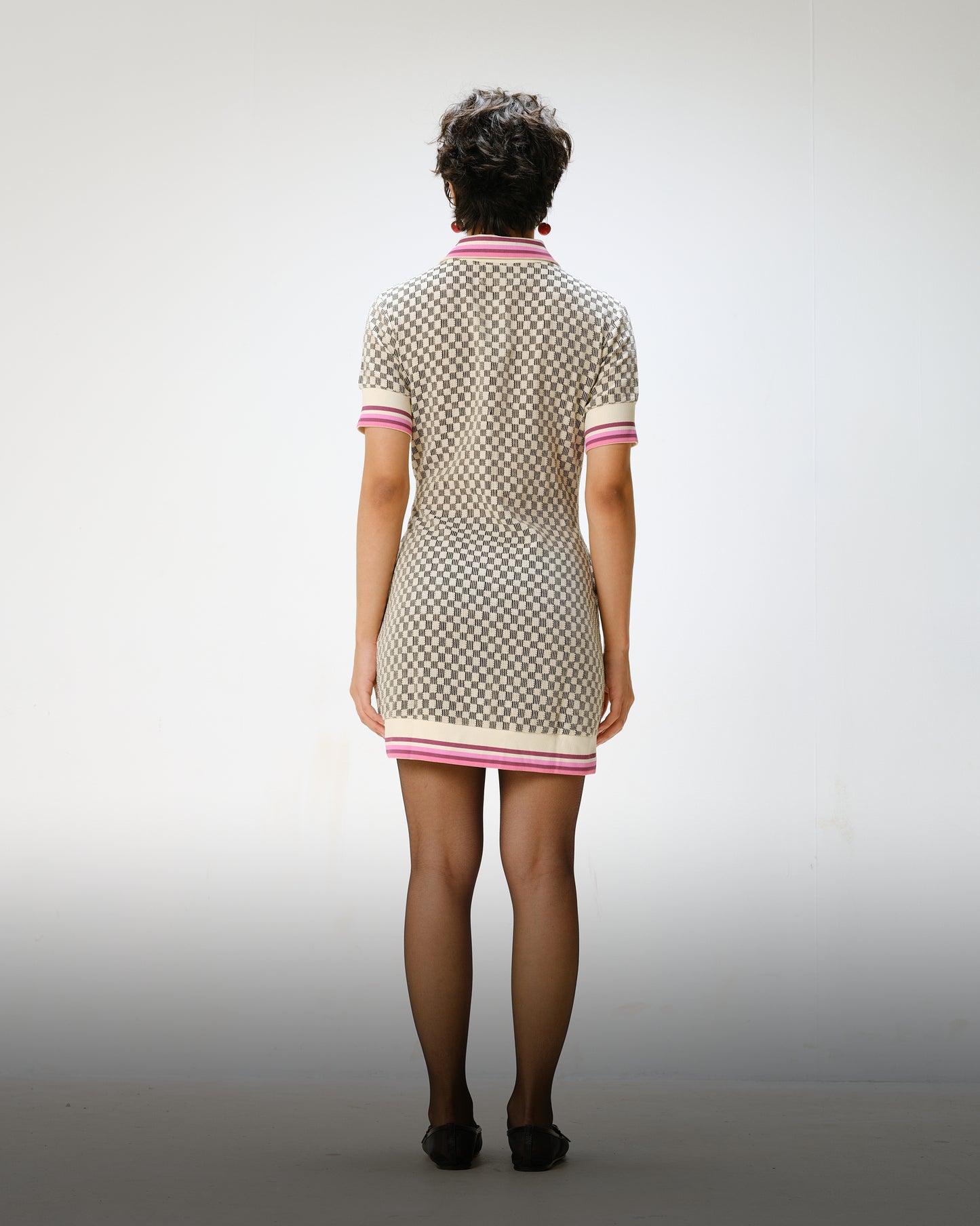 Pixel Pop Checkered Dress