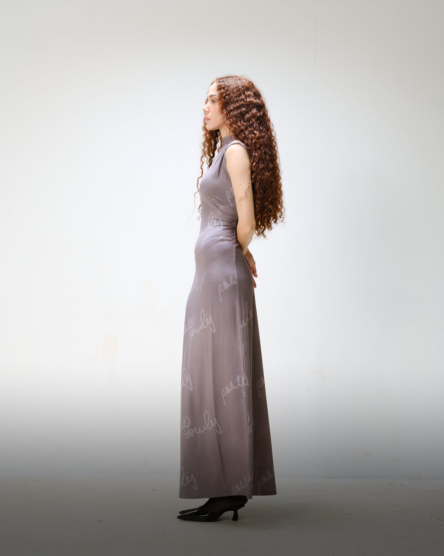 Muddy Logo Dress