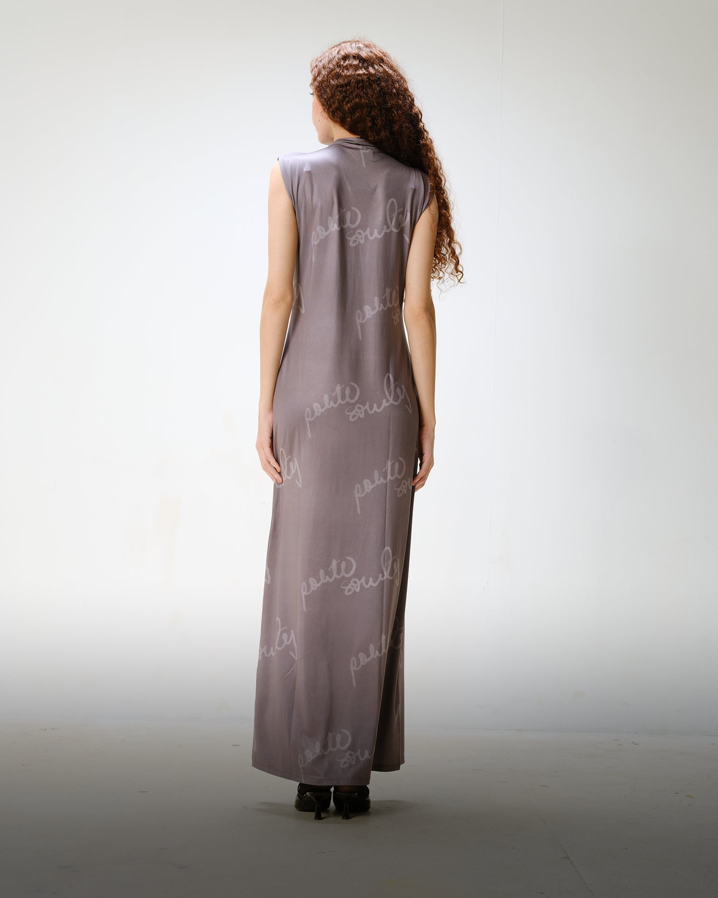 Muddy Logo Dress
