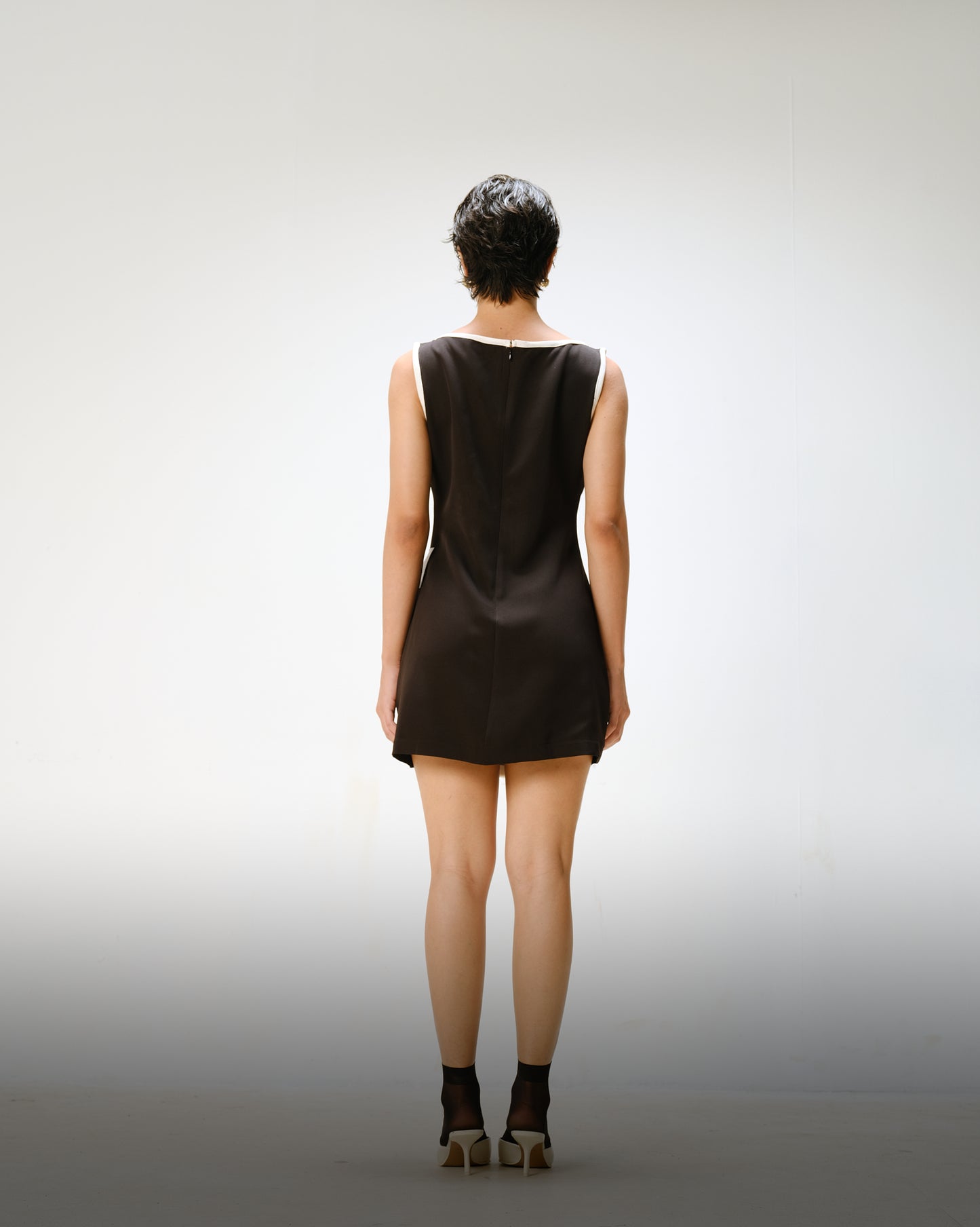 Black Bow Mini Dress