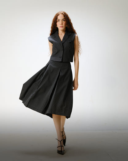 Pinstripe Notched Co-ord Set