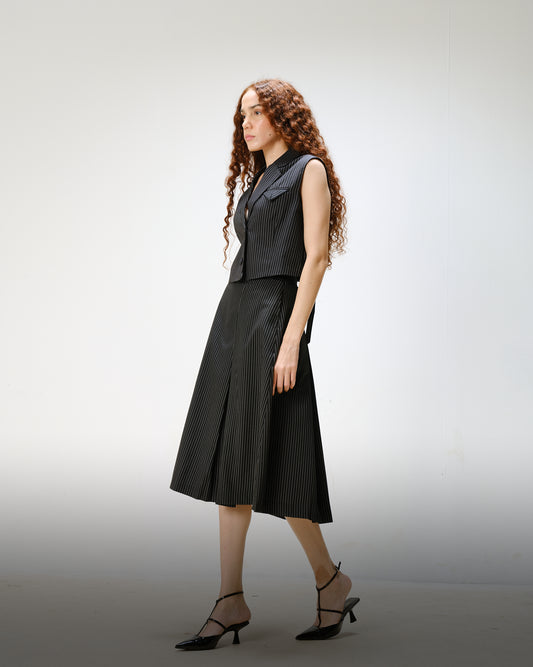 Pinstripe Notched Co-ord Set
