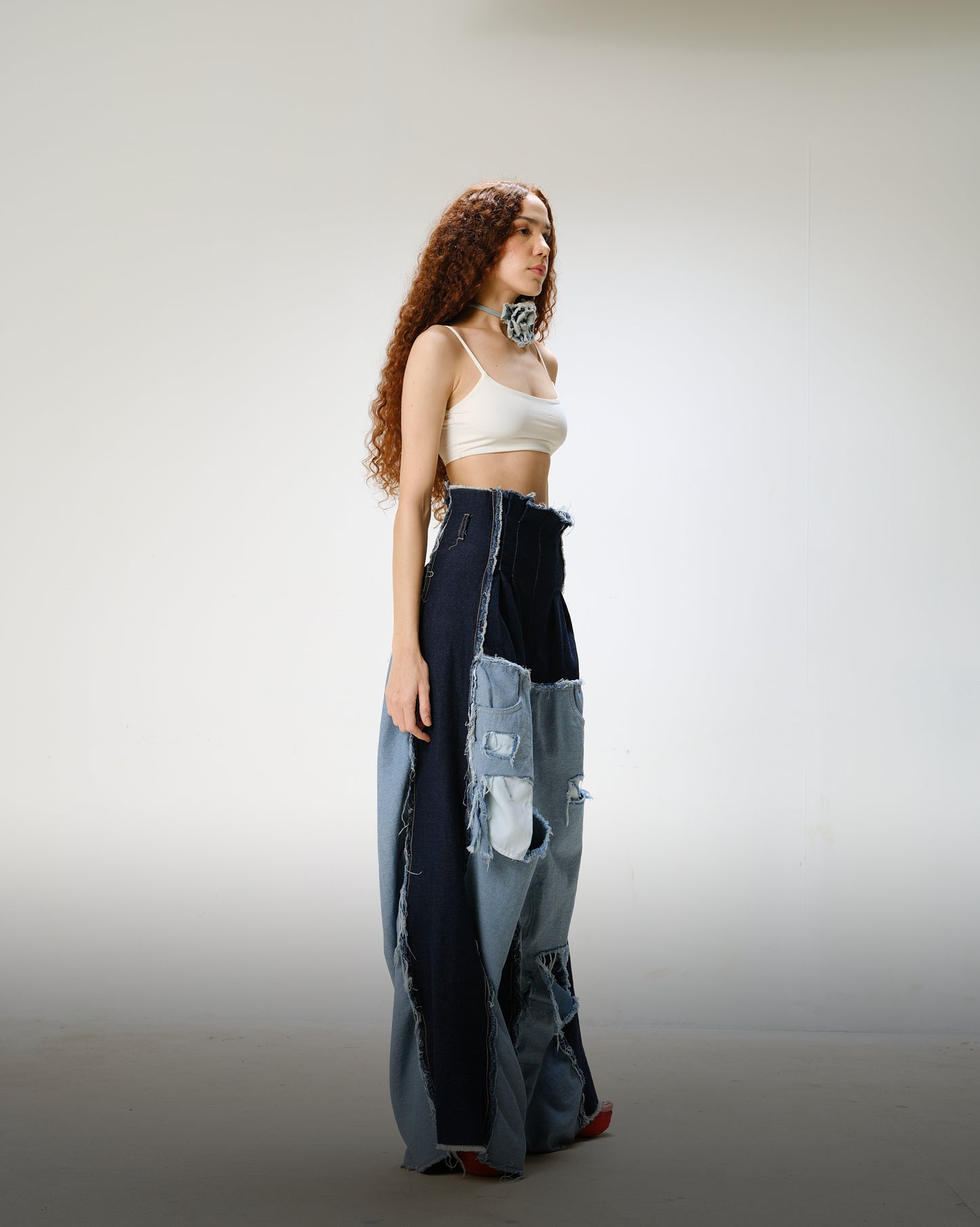 Georgie Corset Denim