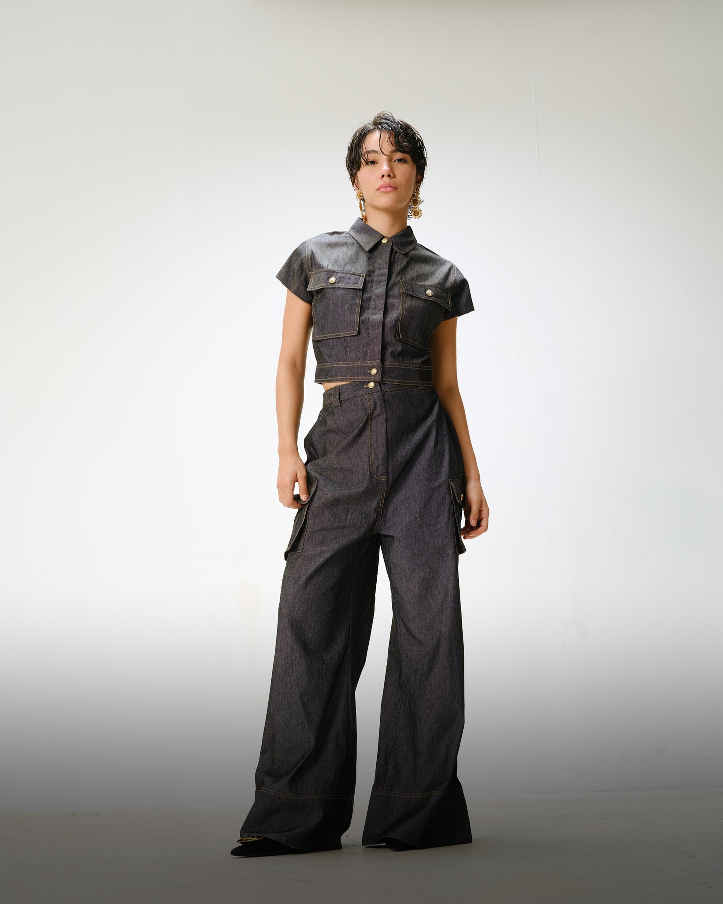 Black Brooklyn Co-ord Set