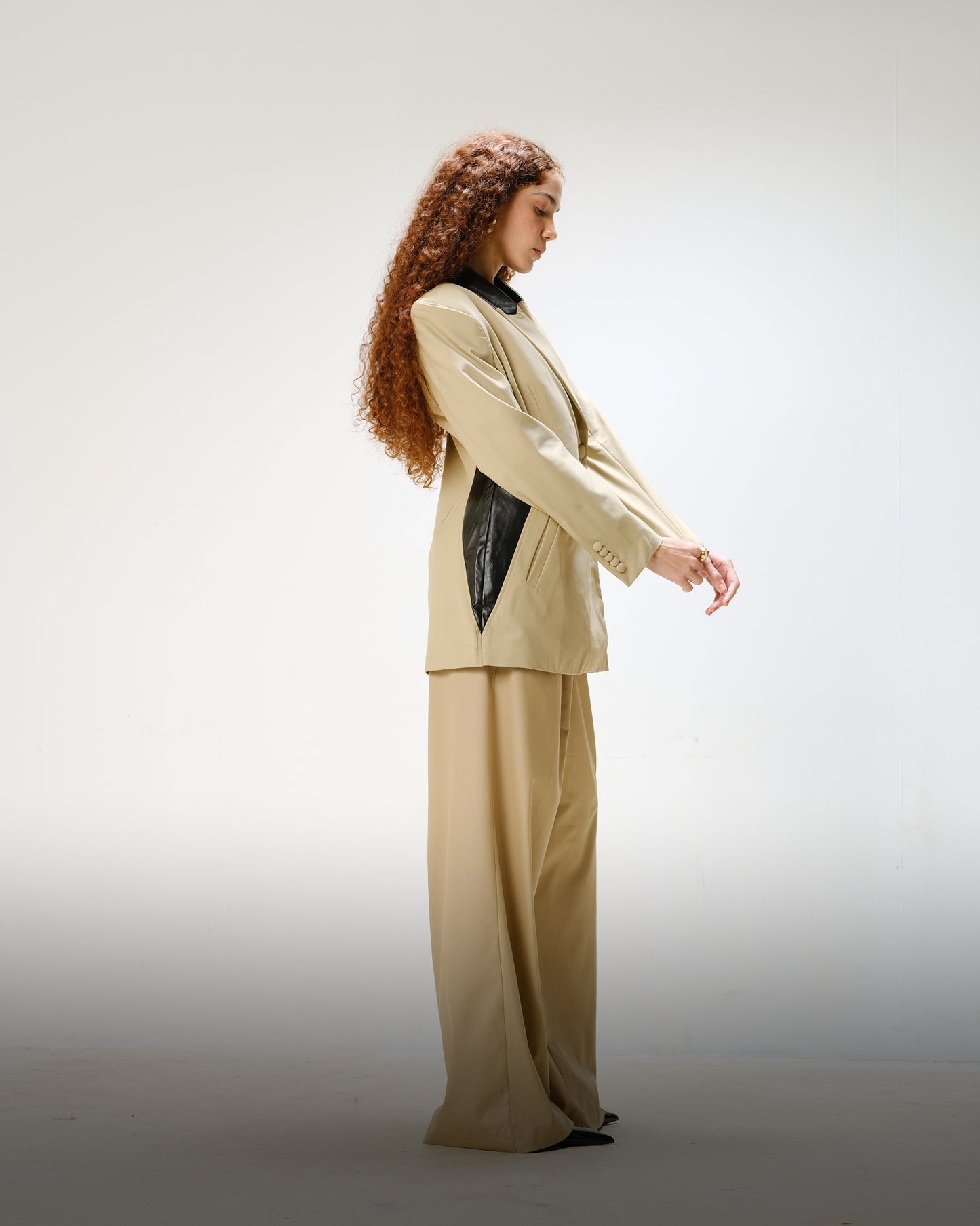 Panelled Double Breasted Blazer