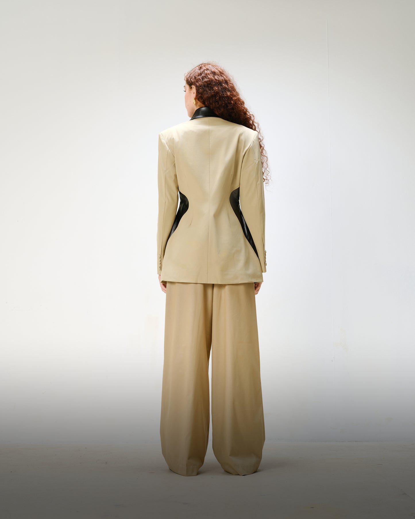 Panelled Double Breasted Blazer