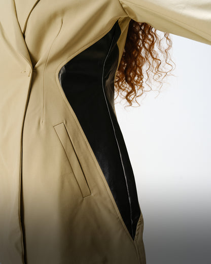 Panelled Double Breasted Blazer