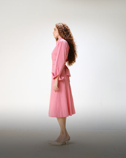 Hourglass Zip Up Shirt Dress
