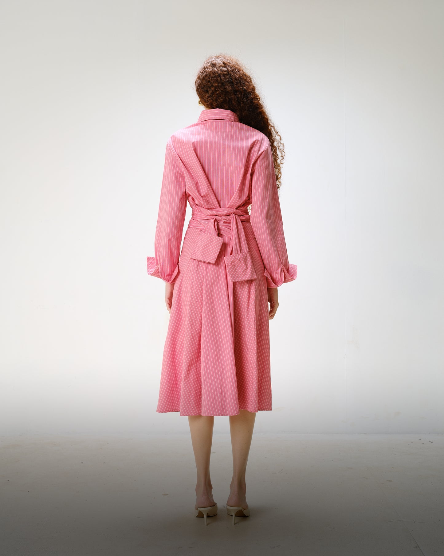 Hourglass Zip Up Shirt Dress