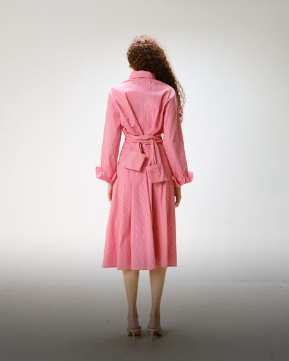 Hourglass Zip Up Shirt Dress