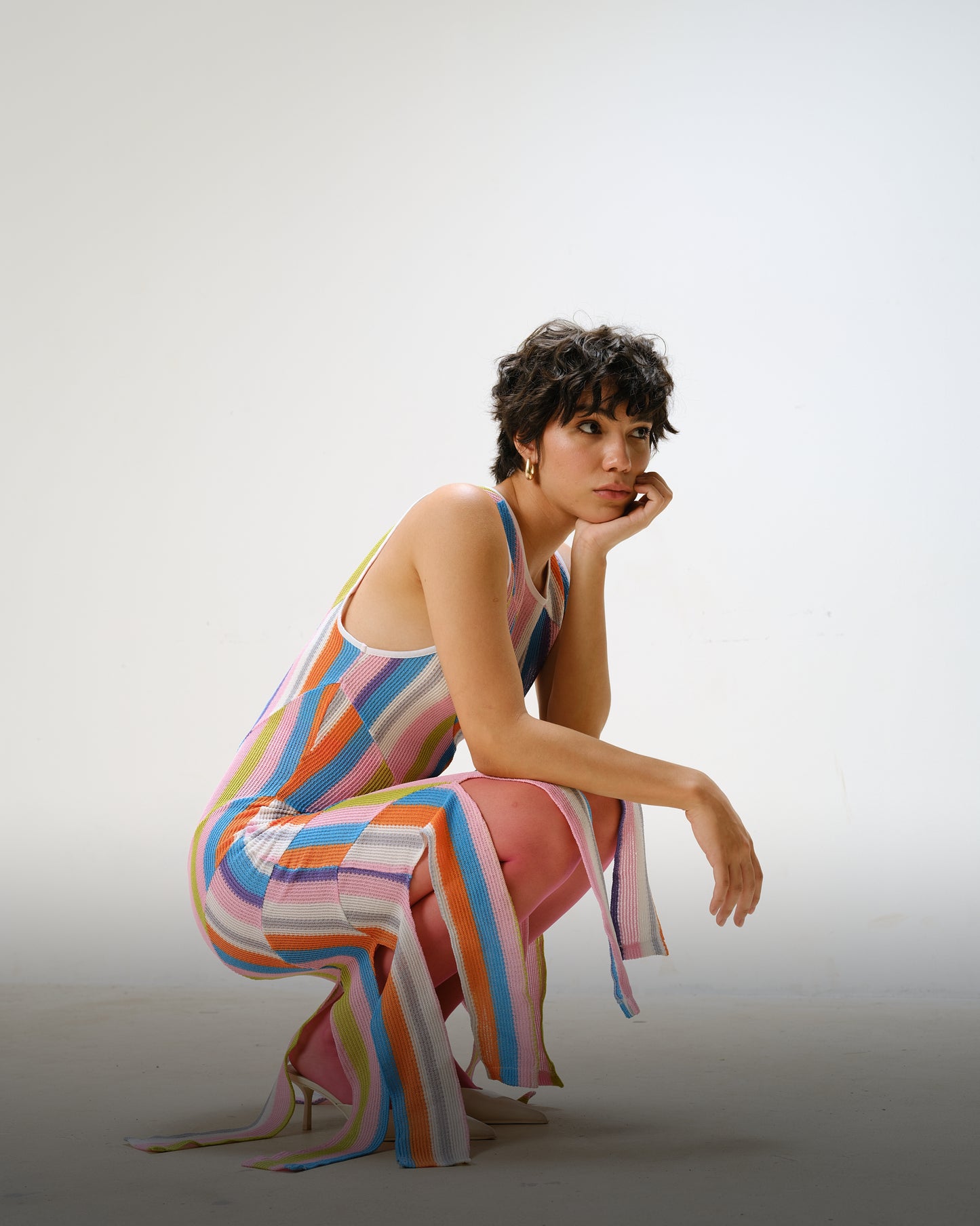 Rain'bow Fringe Dress