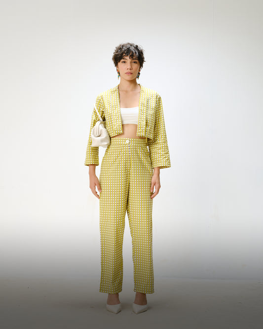Yellow Bon Bon Co-ord Set