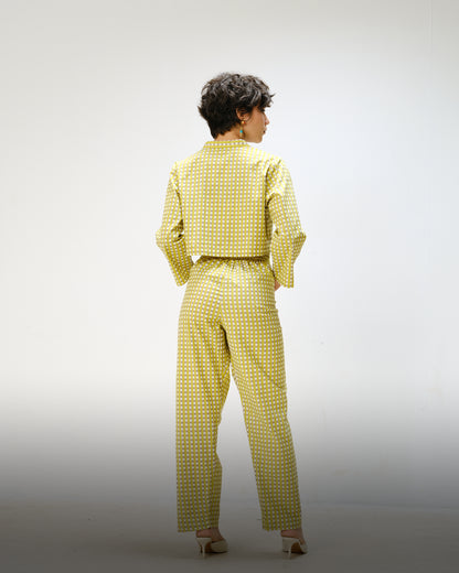 Yellow Bon Bon Co-ord Set